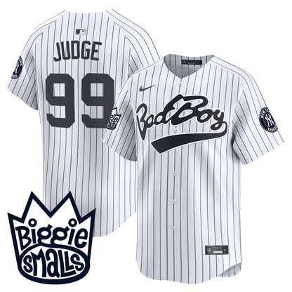 Men's New York Yankees Biggie Smalls Vapor Premier Limited Jersey - All Stitched