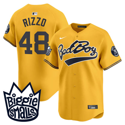 Men's New York Yankees Biggie Smalls Vapor Premier Limited Jersey - All Stitched