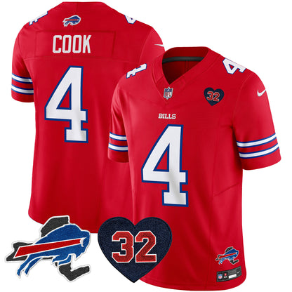 Men's Bills O.J. Simpson Patch Vapor Limited Jersey - All Stitched