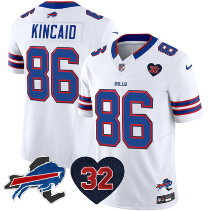 Men's Bills O.J. Simpson Patch Vapor Limited Jersey - All Stitched