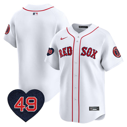 BOS Tim Wakefield Patch Vapor Premier Limited Jersey - All Stitched