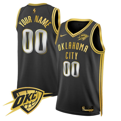 Oklahoma City Thunder Swingman Custom Jersey V2 - All Stitched
