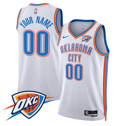 Oklahoma City Thunder Swingman Custom Jersey V2 - All Stitched