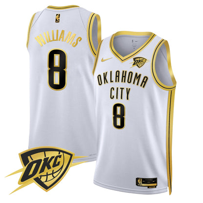 Men's Oklahoma City Thunder Swingman Jersey V2 - All Stitched