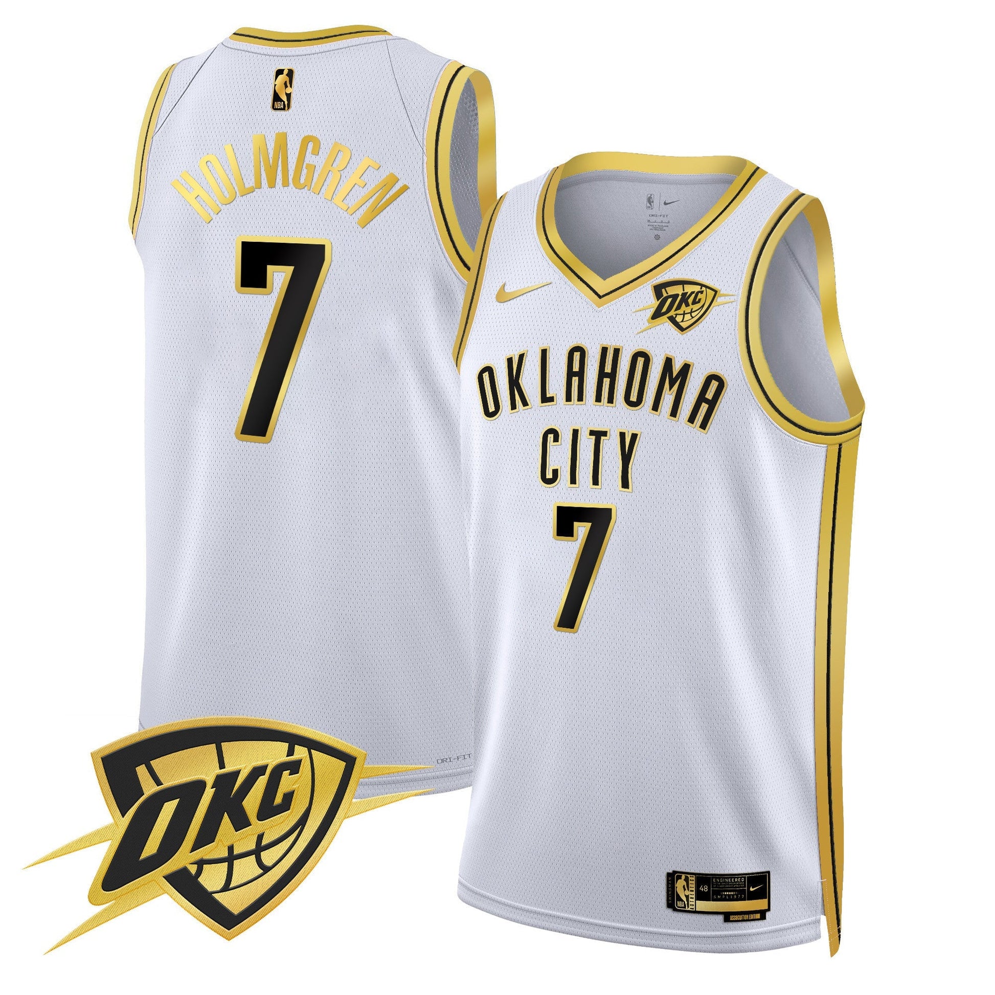 Men's Oklahoma City Thunder Swingman Jersey V2 - All Stitched