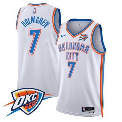 Men's Oklahoma City Thunder Swingman Jersey V2 - All Stitched