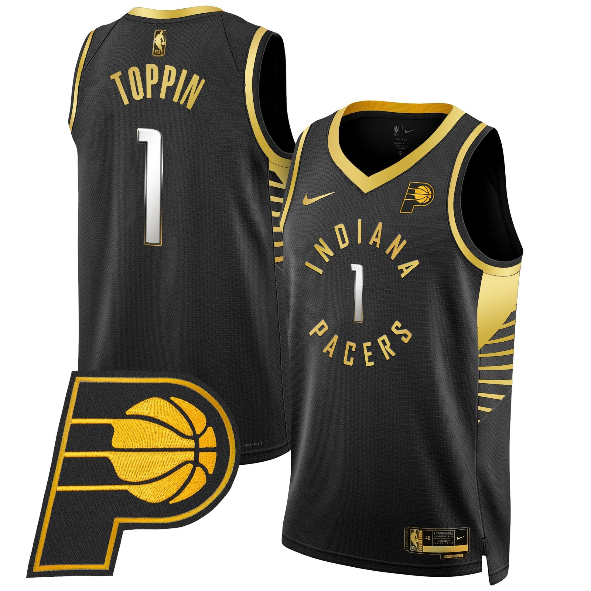 Men's Indiana Pacers Swingman Jersey V2 - All Stitched