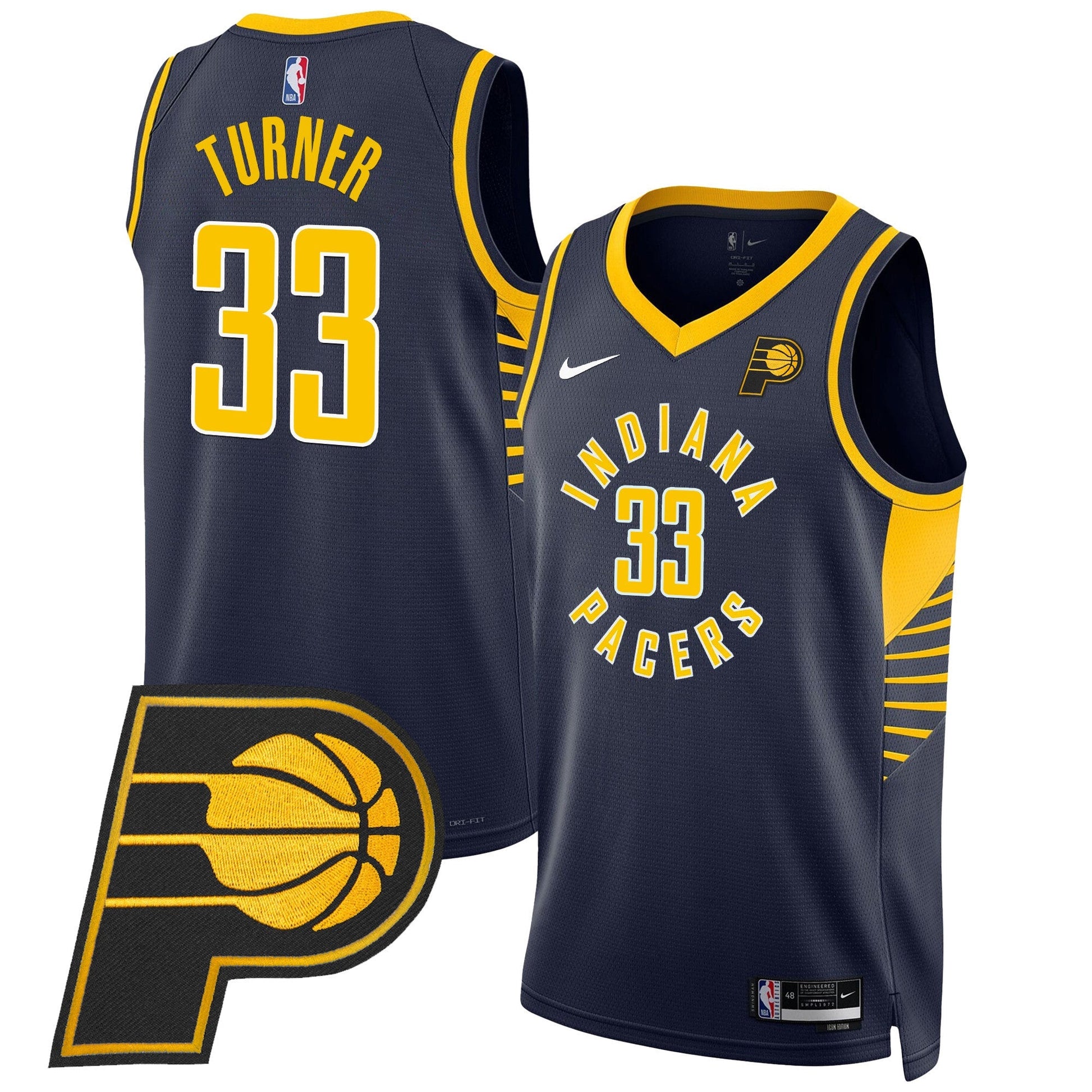 Men's Indiana Pacers Swingman Jersey V2 - All Stitched