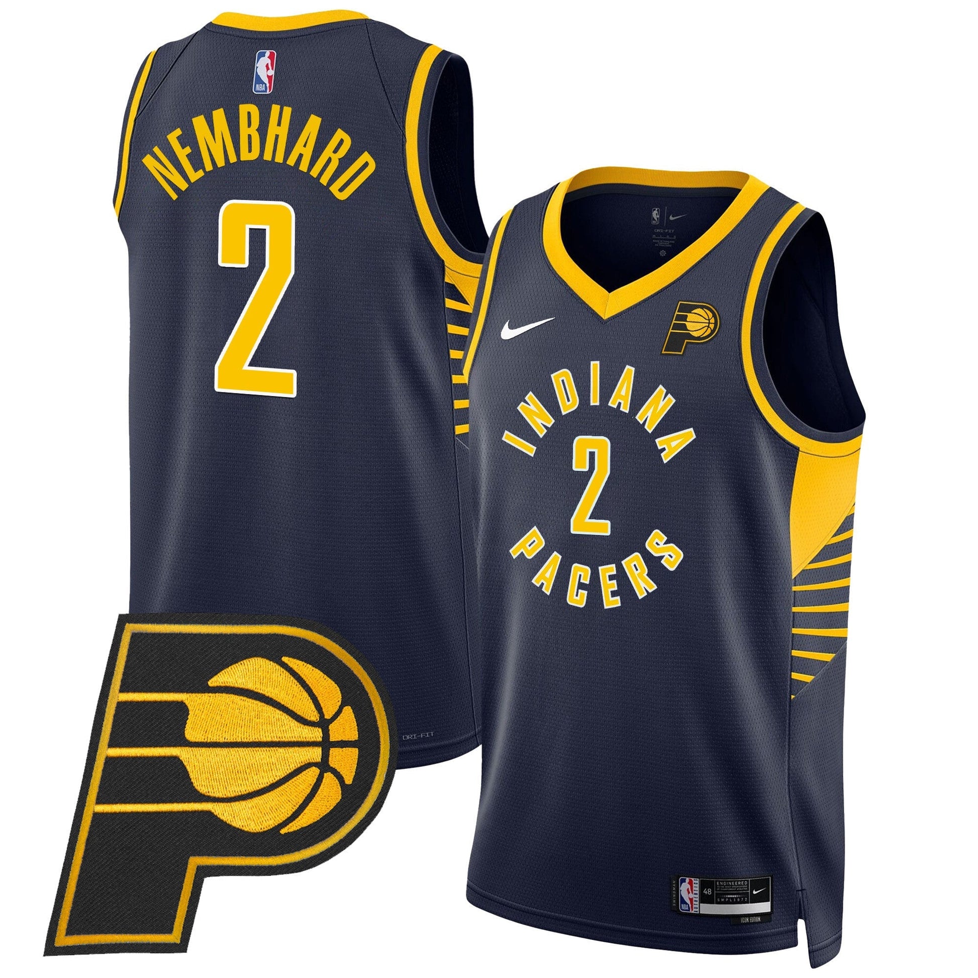 Men's Indiana Pacers Swingman Jersey V2 - All Stitched