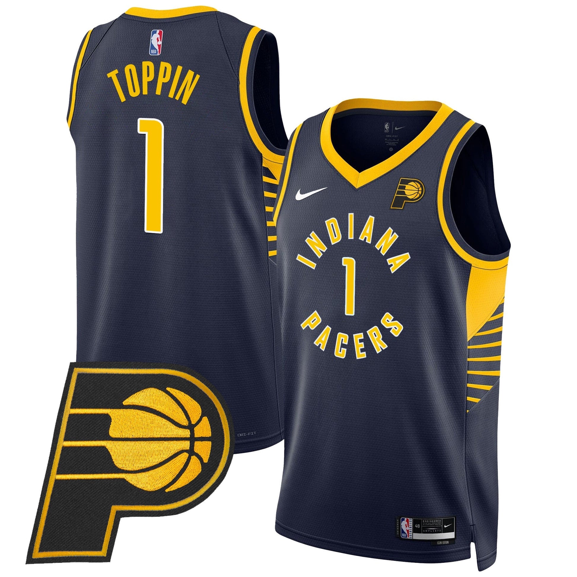 Men's Indiana Pacers Swingman Jersey V2 - All Stitched