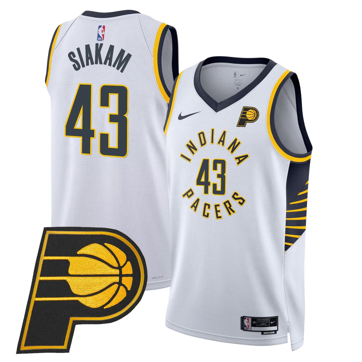 Men's Indiana Pacers Swingman Jersey V2 - All Stitched