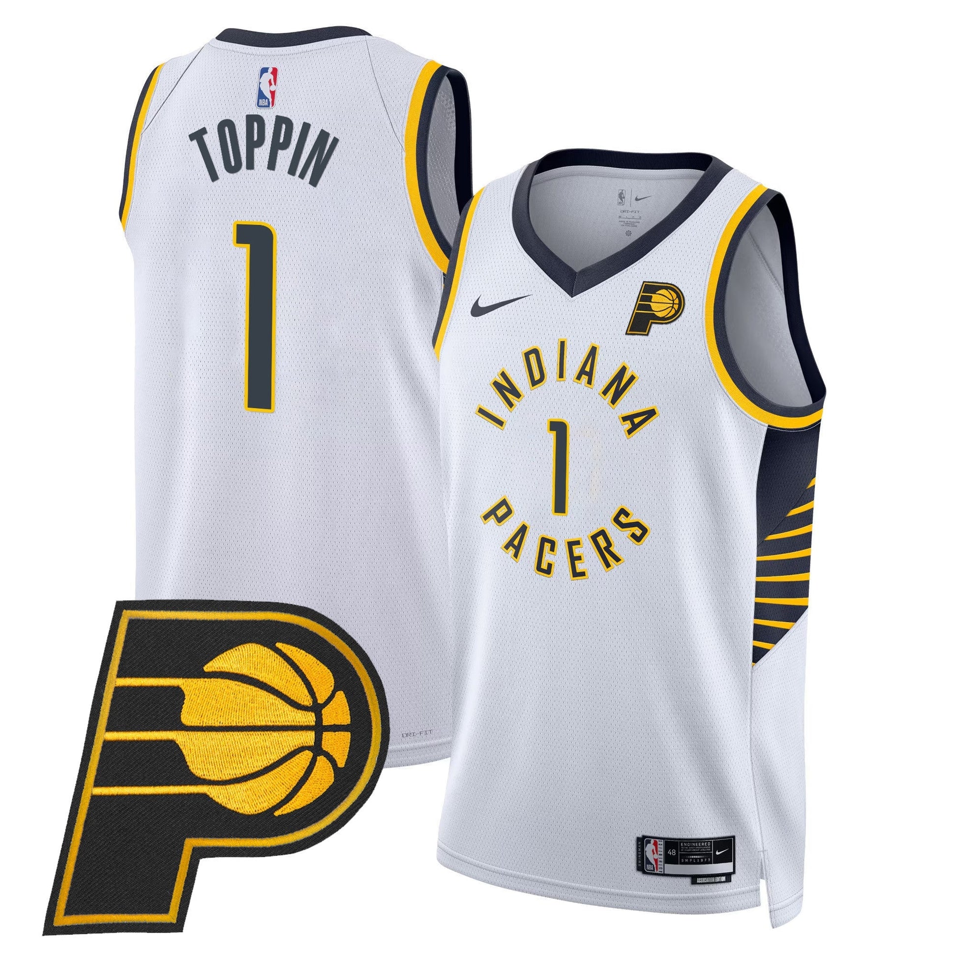 Men's Indiana Pacers Swingman Jersey V2 - All Stitched