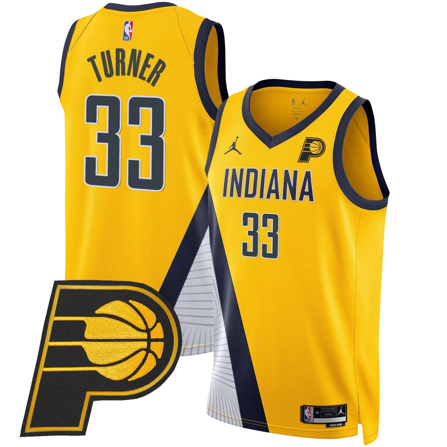 Men's Indiana Pacers Swingman Jersey V2 - All Stitched