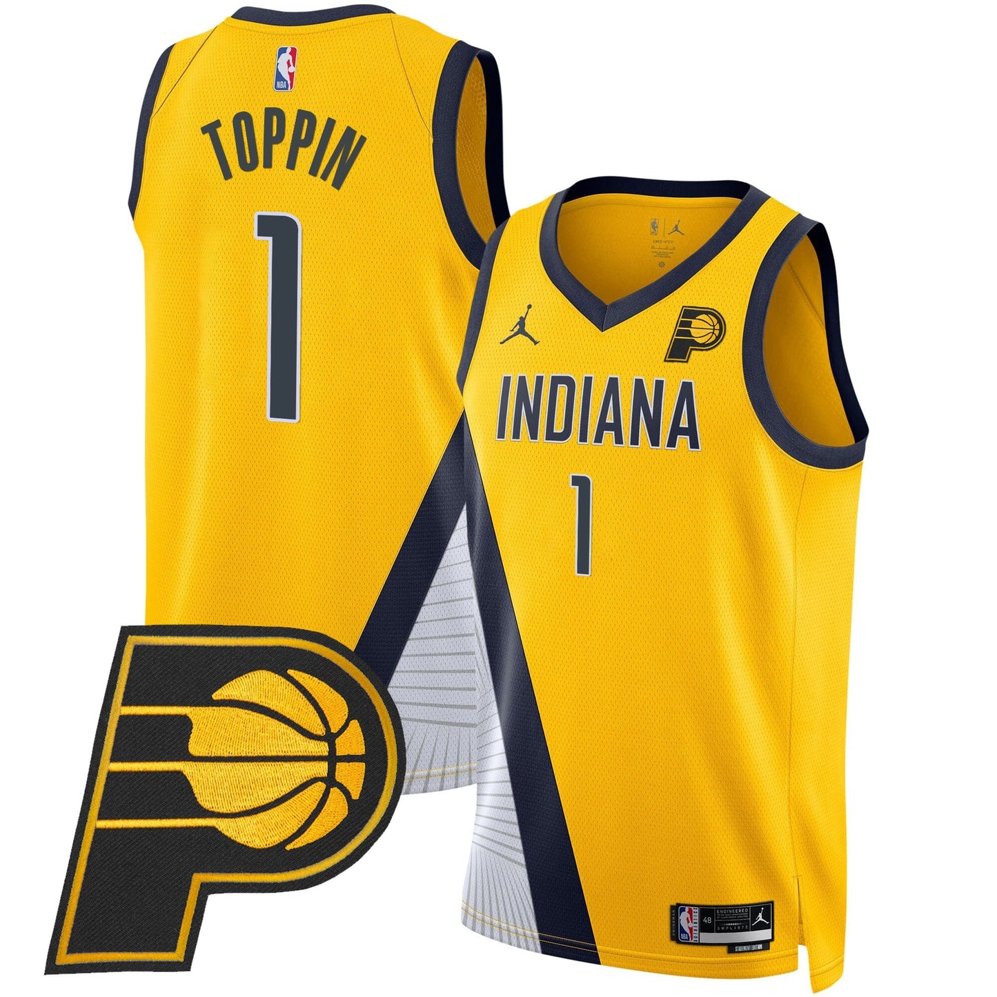 Men's Indiana Pacers Swingman Jersey V2 - All Stitched