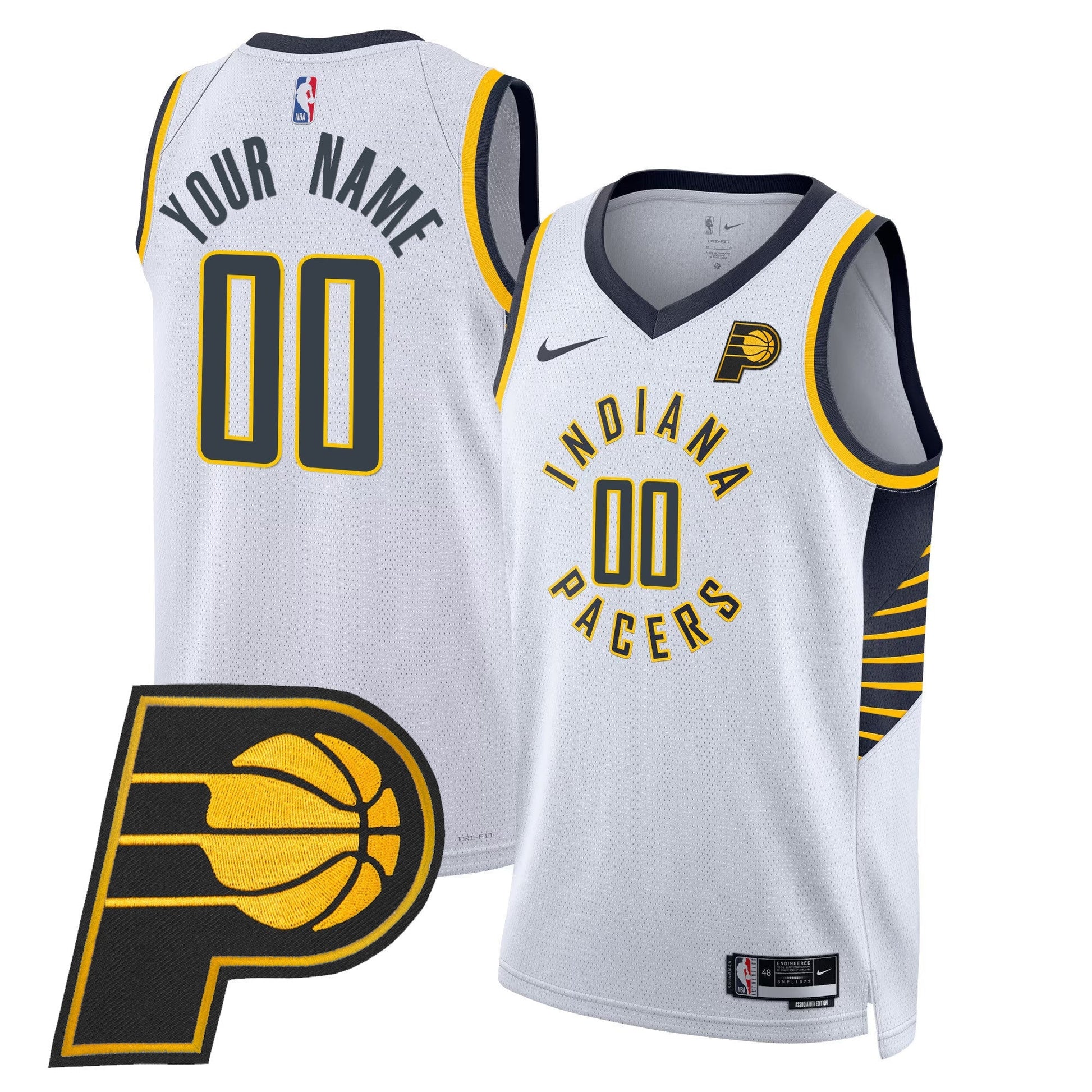 Indiana Pacers Swingman Custom Jersey V2 - All Stitched