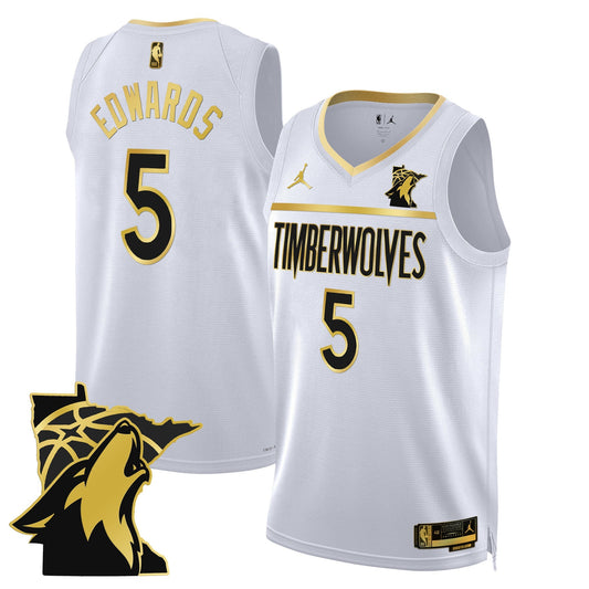 Men's Minnesota Timberwolves Swingman Jersey - Minnesota Patch - All Stitched