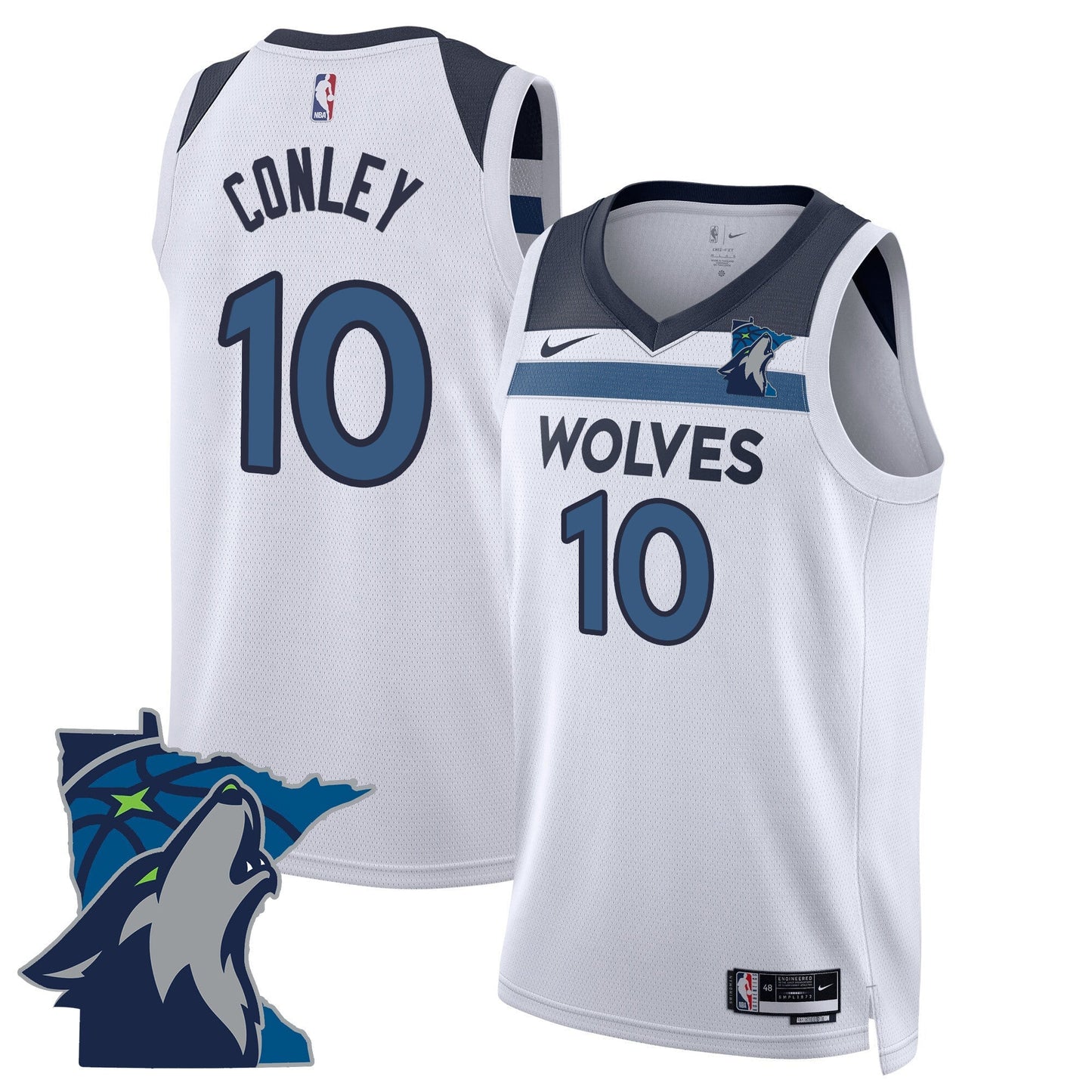 Men's Minnesota Timberwolves Swingman Jersey - Minnesota Patch - All Stitched