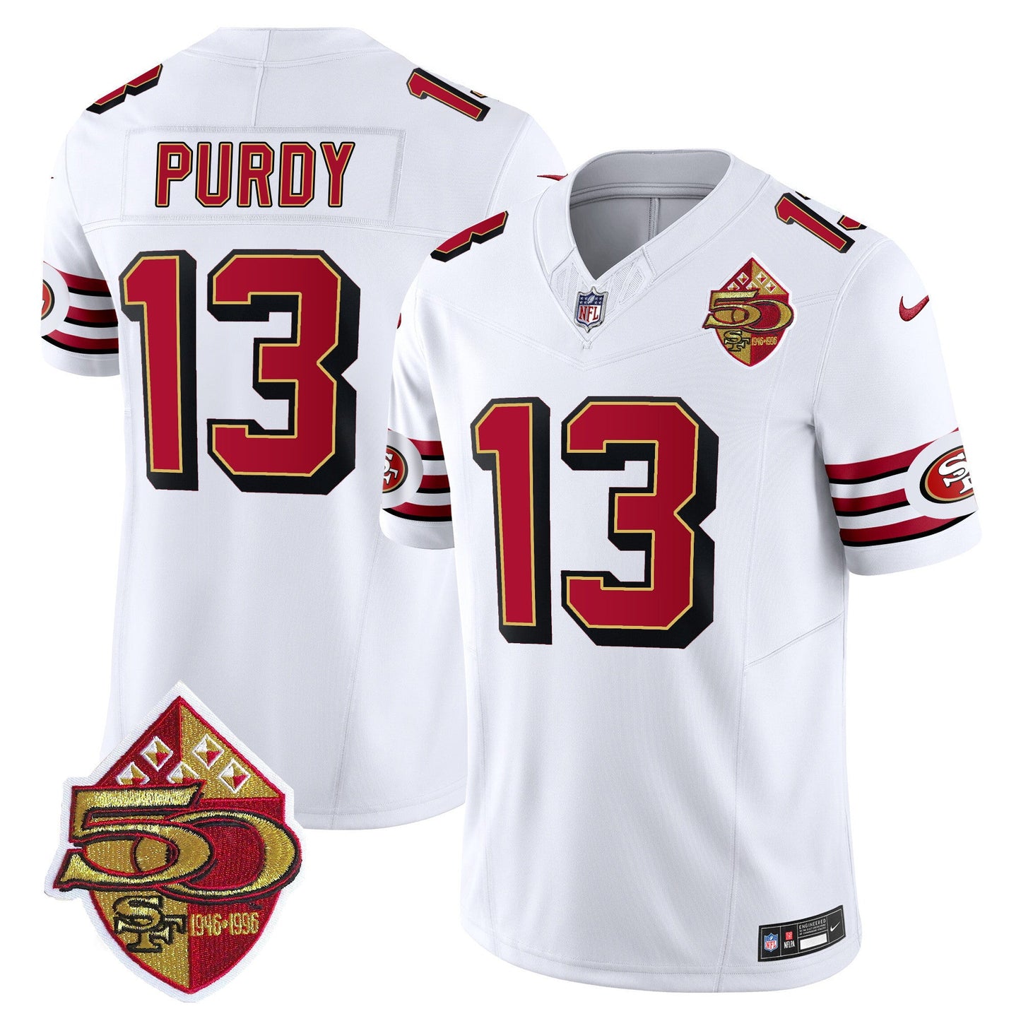 Men's 49ers 1996 Throwback Vapor Limited Jersey - All Stitched