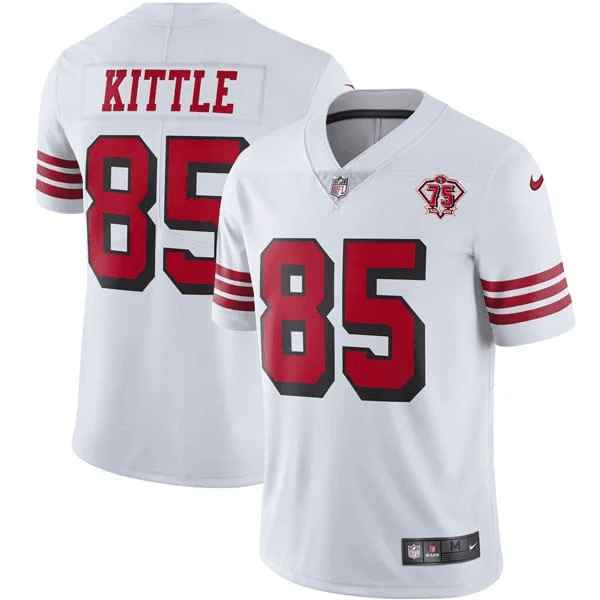 San Francisco 49Ers 75Th Anniversary Color Rush Jersey – All Stitched
