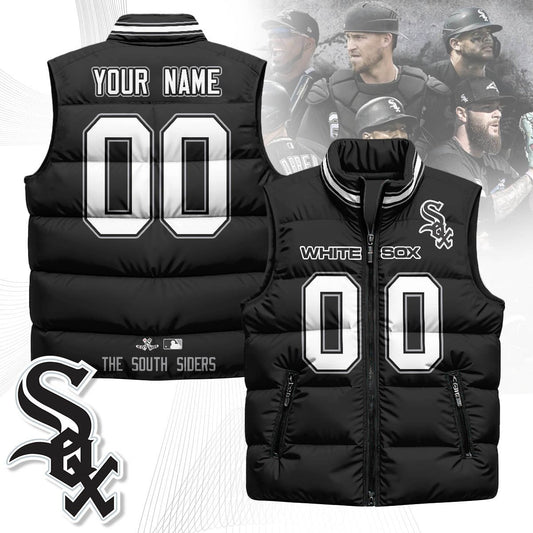 Custom Chicago White Sox Unisex Puffer Vest
