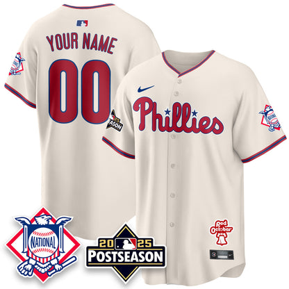PHI 2025 Postseason Custom Jersey - All Stitched
