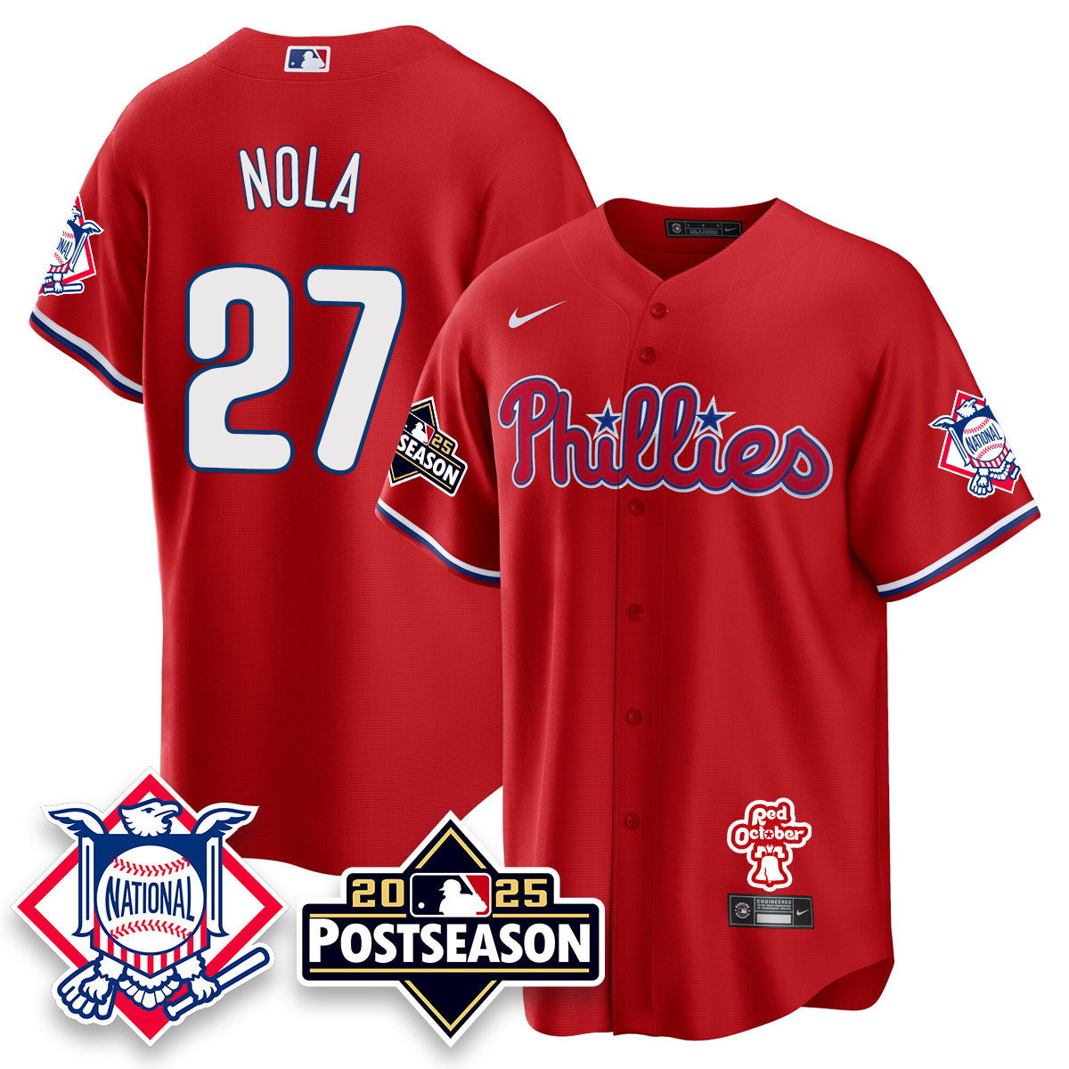 Men's Philadelphia Phillies 2025 Postseason Jersey - All Stitched