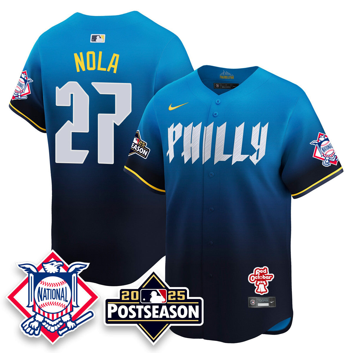 Men's Philadelphia Phillies 2025 Postseason Jersey - All Stitched
