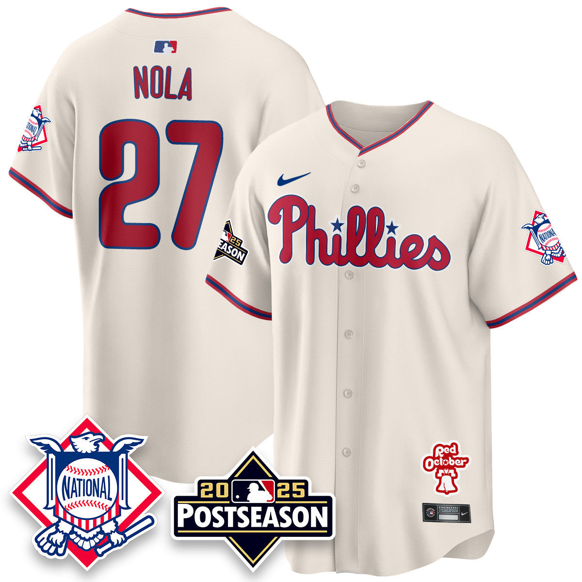Men's Philadelphia Phillies 2025 Postseason Jersey - All Stitched