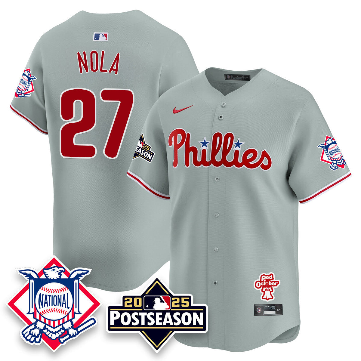 Men's Philadelphia Phillies 2025 Postseason Jersey - All Stitched