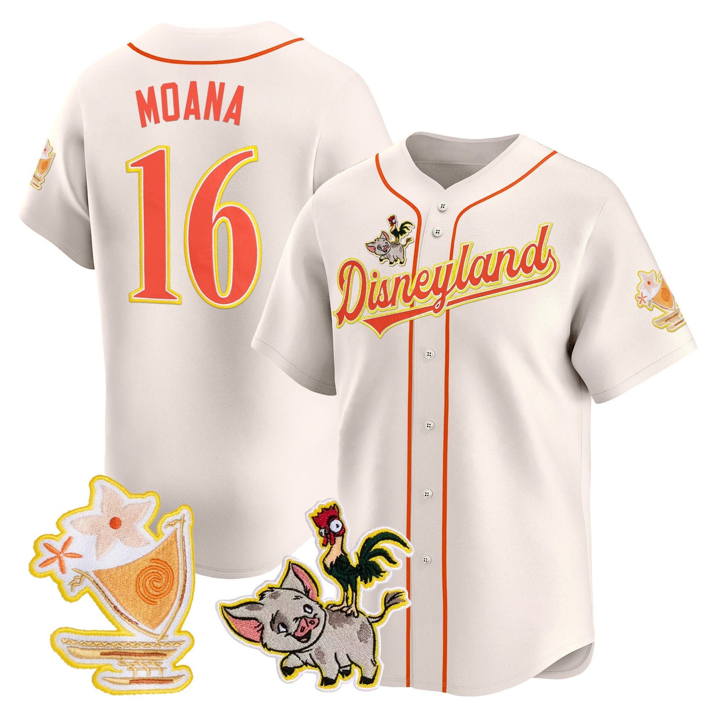 Disneyland Vapor Baseball Jersey - All Stitched