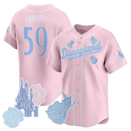 Disneyland Vapor Baseball Jersey - All Stitched