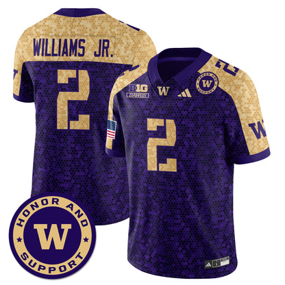 Washington Football Honor and Support Uniform - All Stitched