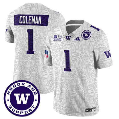 Washington Football Honor and Support Uniform - All Stitched