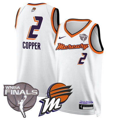 Phoenix Mercury 2025 WNBA Finals Jersey - All Stitched