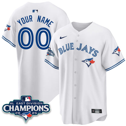 Custom Toronto Blue Jays AL East Division Champions Jersey - All Stitched