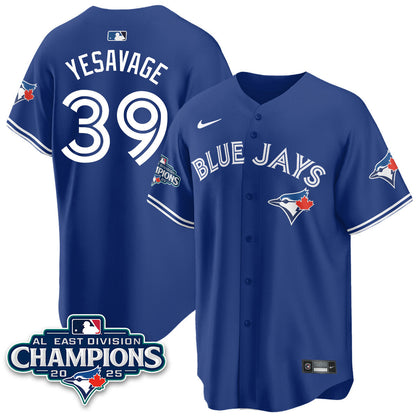 Toronto Blue Jays AL East Division Champions Jersey - All Stitched