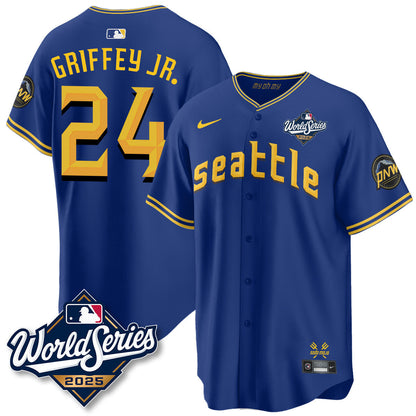Seattle Mariners 2025 World Series Jersey - All Stitched