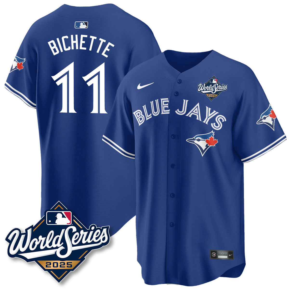 Toronto Blue Jays 2025 World Series Jersey - All Stitched