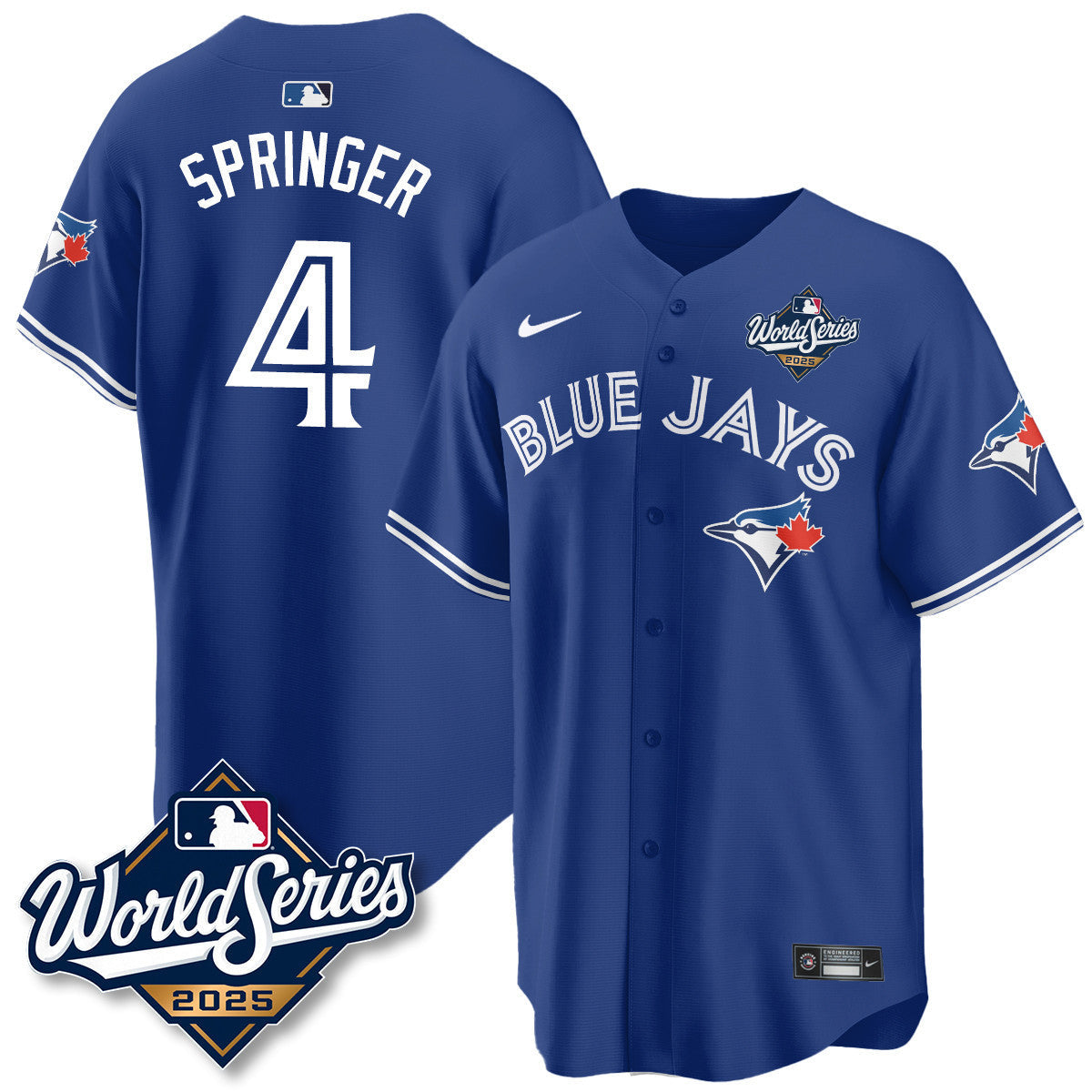 Toronto Blue Jays 2025 World Series Jersey - All Stitched