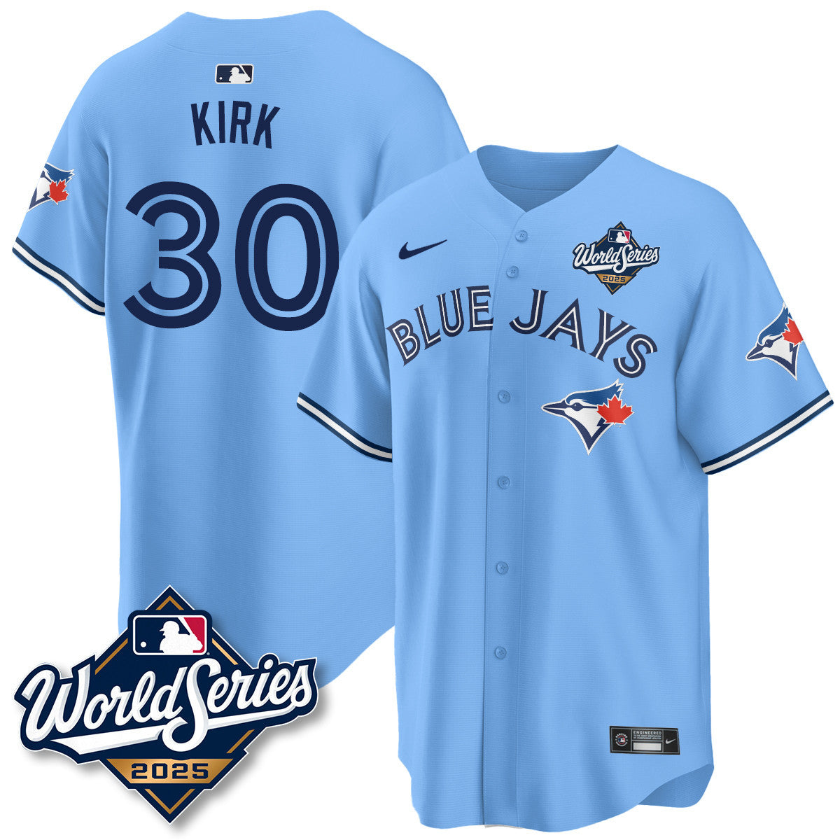 Toronto Blue Jays 2025 World Series Jersey - All Stitched