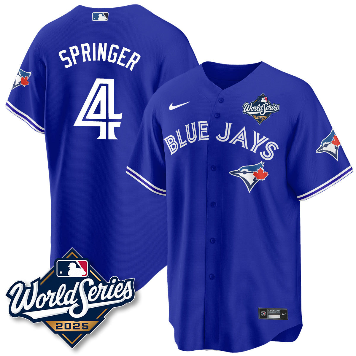 Toronto Blue Jays 2025 World Series Jersey - All Stitched
