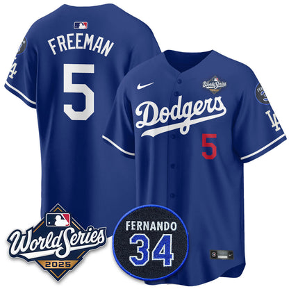 LAD 2025 World Series Champions Jersey N1 - All Stitched
