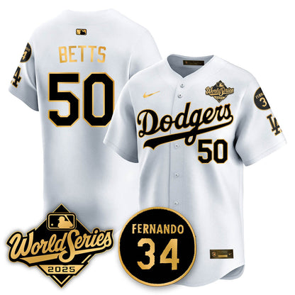 LAD 2025 World Series Champions Jersey N1 - All Stitched