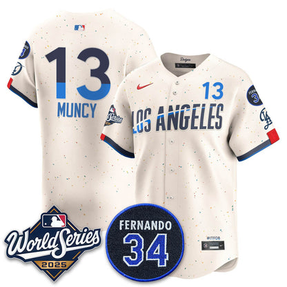LAD 2025 World Series Champions Jersey N1 - All Stitched
