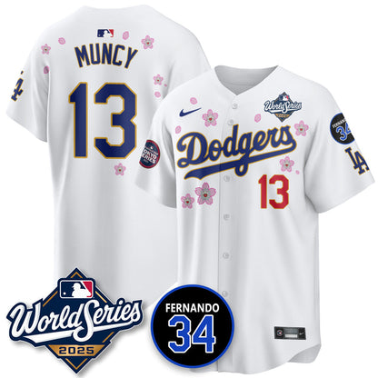 Los Angeles Dodgers Tokyo Series 2025 NL Champions Jersey - All Stitched