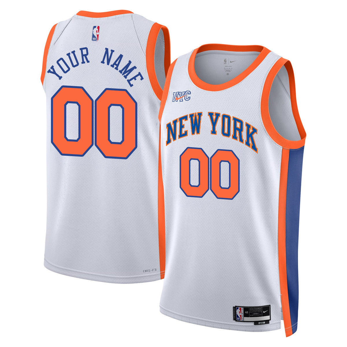 New York Knicks 2025 Limited Custom Jersey - All Stitched