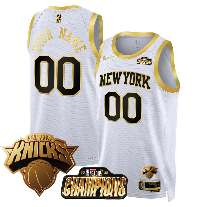 Custom NYK 2025 Championship Jersey - All Stitched