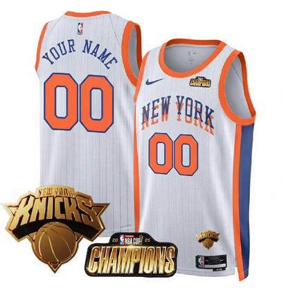 Custom NYK 2025 Championship Jersey - All Stitched
