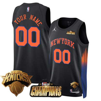 Custom NYK 2025 Championship Jersey - All Stitched