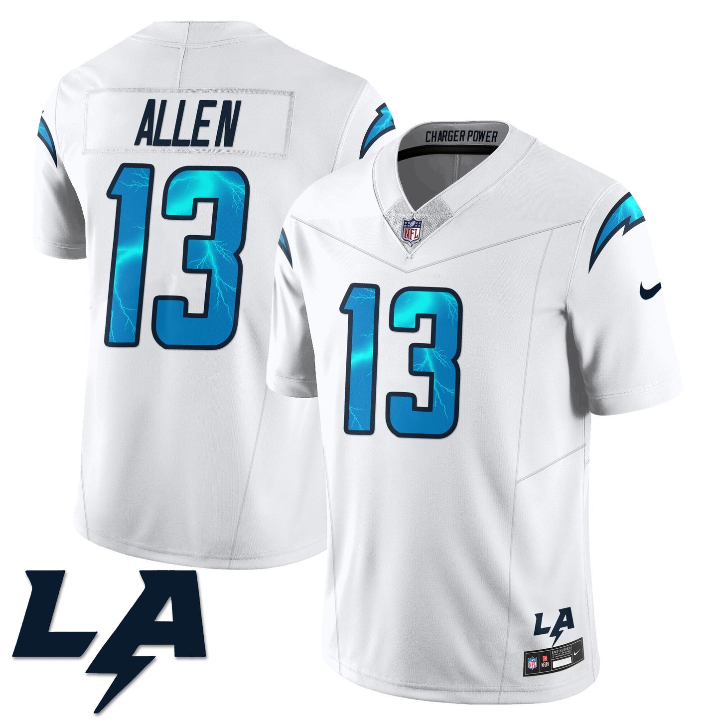 Los Angeles Chargers Rivarly Concept Jersey - All Stitched
